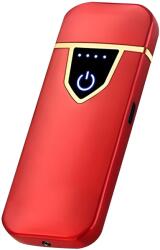 HARAHU UN-25718 elektromos öngyújtó USB töltéssel - Piros KP25718