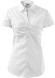 MALFINI Cămașă damă cu mânecă scurtă Chic - Albă | 2XL (2140017)