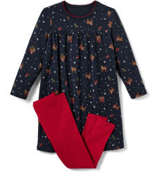 Tchibo - Kislány hálóing leggingsszel - lány - méret 122/128 - kék