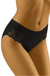 Wolbar ECO-YO női csipkés bugyi, fekete, M