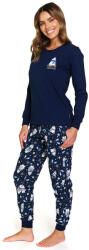 DN Nightwear Mama Bear női pizsama, sötétkék, M