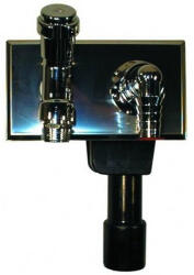 HL 406 mosógép szifon falba süllyesztett légbeszívóval sarokszeleppel (HL406) (HL406)