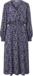 Tchibo - Szövött midiruha - nő - méret 44 - kék/virágos