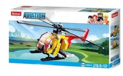 Sluban Aviation - Mentőhelikopter építőjáték készlet (M38-B0667A)