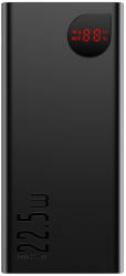 Baseus Adaman power bank with fast charging 20000mAh 22.5W + USB C 3A cable 0.3m, fekete