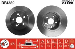 TRW Disc frana TRW DF4380 (DF4380) - fixbox