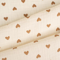 Takoy Dupla géz JENNY barna szívecskék