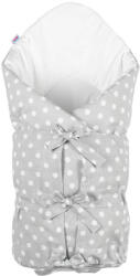 New Baby Klasszikus megkötős pólya New Baby szürke pöttyös - babamamakozpont