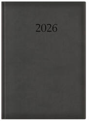 TopTimer Határidőnapló TOPTIMER Wide W024 A/4 napi fehér lapos fekete 2026 (T024W-003) - papir-bolt