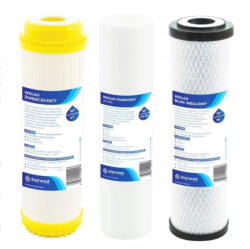 Klarwod Sp. z o. o 3 lépcsős vízlágyító szűrőkészlet 10" Klarwod (kemény vízhez) (STBLK)