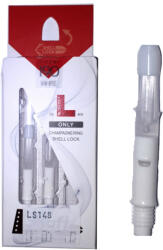 Mission Darts Dart szár rövid L-Style Straight Spin 190 elforgó, fehér 35mm