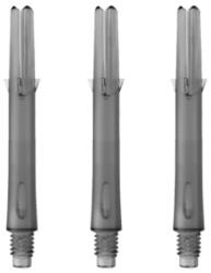 Harrows Dart szár közepes L-Style Straight 260, átlátszó fekete 42mm