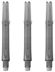 Harrows Dart szár rövid L-Style Straight 190, átlátszó fekete 35mm