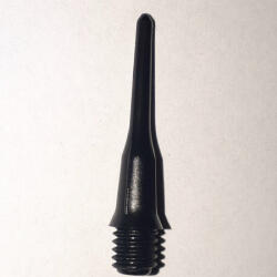 L-Style darts Dart hegy műanyag L-Style ShortLip fekete rövid, 22mm 2BA/50db