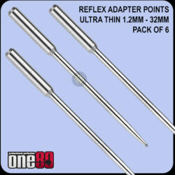 One 80 Dart hegy Reflex pointos, normál dart testbe való adapterrel, ONE80 6 db/szett, 32 mm hosszú
