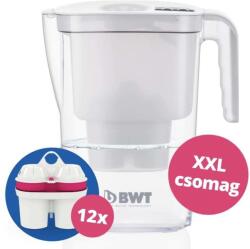BWT Vida kancsó fehér (manuális) 12 db vízszűrővel (XXL csomag) (815821_sz)