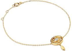 SAVICKI Brățară Celebrity capcană de vise aur 585 cu diamant alb 0.01 ct 18 cm