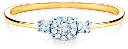 SAVICKI Inel de logodnă SAVICKI: aur bicolor, diamant - savicki - 4 623,00 RON