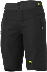 ALÉ Rövid kerékpáros nadrág kantár nélkül - ENDURO 2.0 - fekete