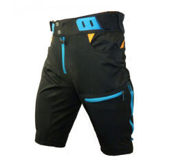 HAVEN Rövid kerékpáros nadrág kantár nélkül - SINGLETRAIL HMS - kék/fekete - holokolo - 30 190 Ft