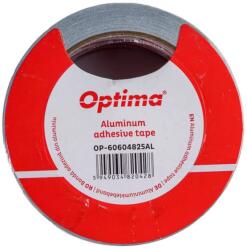OPTIMA Banda adeziva din aluminiu, 48mm x 25 m, 60 microni, Optima - argintie (OP-60604825AL) - ihtis