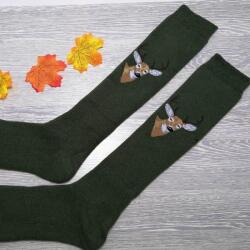 A. S Marina Vadász VASTAG TÉRDZOKNI-SZARVAS mintás 39-42 20364