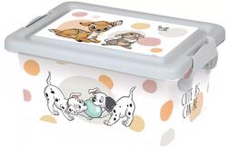 Halantex Disney 101 kiskutya, Dumbo és Bambi műanyag tároló doboz 3, 7 L (STF13634)