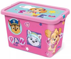 Halantex Mancs Őrjárat műanyag tároló doboz 7 L rózsaszín (STF02554)