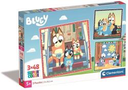 Clementoni Bluey Together 3x48 db-os puzzle Clementoni (CMC25308)