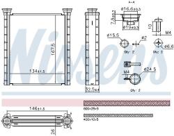 NISSENS Schimbător de căldură, încălzire habitaclu NISSENS 707280 (707280) - fixbox
