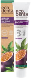 Ecodenta Pasta de Dinti pentru Albire cu Enzime si Aroma de Fructul Pasiunii Bio 75ml