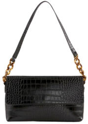 Tom Tailor Maris fekete kígyóbőr hatású női válltáska, kézitáska 28, 5 × 16 cm (TT-28050-105)