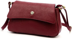 GREGORIO 1746 bordó női bőr válltáska 25 x 15 x 7.5 cm (56185)