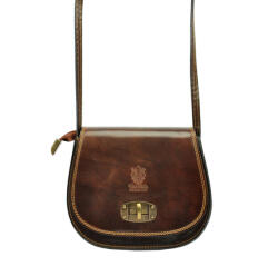 GREGORIO 117 sötétbarna női bőr válltáska, oldaltáska 20 x 16 x 6.5 cm (32255)