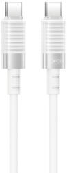 XO NB-Q282B Type-C - Type-C kábel 60W PD 1m - fehér