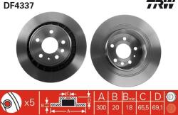 TRW Disc frana TRW DF4337 (DF4337) - fixbox