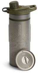 GRAYL Filter Bottle Titanium GeoPress Purificator + capac de gătit, Olive Drab