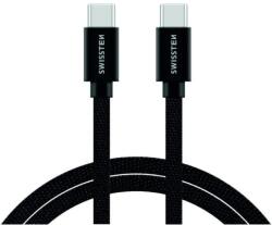 SWISSTEN Cablu de date Swissten textil USB-C / USB-C 20 m Negru
