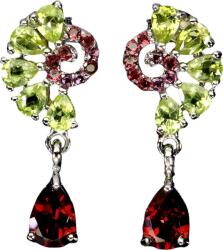 Frumoasa Venetiana Cercei argint peridot (C3127)