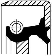 CORTECO Tesniaci krúżok kľukového hriadeľa CORTECO 49483646 (49483646)