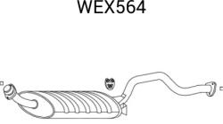 QWP Toba esapament finala QWP WEX564 (WEX564)