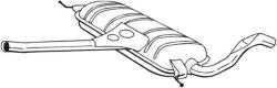 BOSAL Toba esapamet intermediara BOSAL 282-563 (282-563)