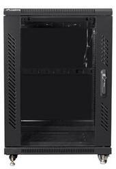 Lanberg 19 szabadon álló rack szekrény 15U/600X600 lapraszerelt, fekete (FF01-6615-12B)