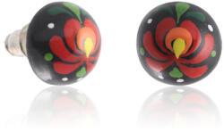  ZEMA Matyó mintás porcelán fülbevaló 9425-0002/B