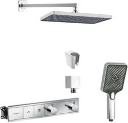 SANITINO - Set de duș cu baterie și corp încastrat Hansgrohe, accesorii kielle, crom SANI21HKK017 (SANI21HKK017)