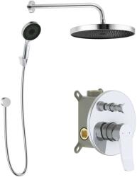 kielle Nefia - Baterie încastrată, pentru 2 consumatori, cu accesorii EcoSpare și corp, crom 20627SP30 (20627SP30)