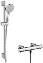 Hansgrohe Vernis Blend - Set de duș cu termostat, 2 jeturi, EcoSmart, crom 26960000 (26960000)