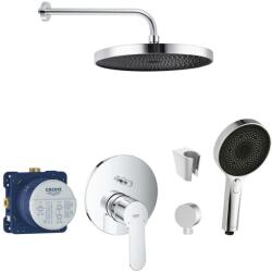 SANITINO - Set de duș cu baterie și corp încastrat Grohe, accesorii kielle, crom SANI21GKK015 (SANI21GKK015)