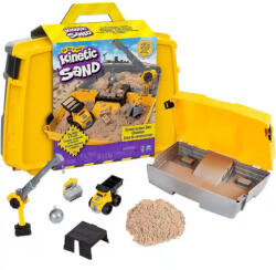 Spin Master Kinetic Sand - Építkezés kinetikus homok játékkészlet daruval és teherautóval (6059398) - morzsajatekbolt