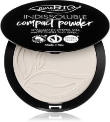 puroBIO Cosmetics Indissouble kompakt púder matt hatással árnyalat T00 9 g